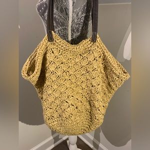 IZOD 100% paper straw beach boho bag